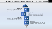 Creative Vertical Project PPT Templates Presentation